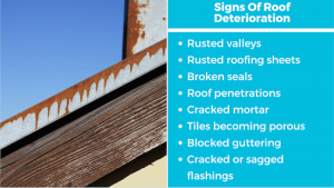 signs of roof deterioration
