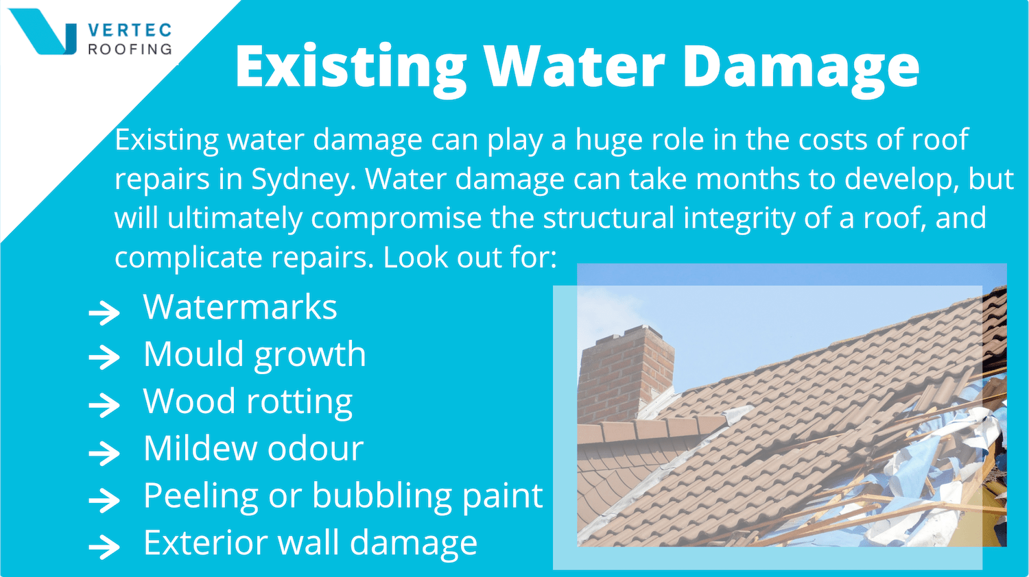 water damage effects on your roof