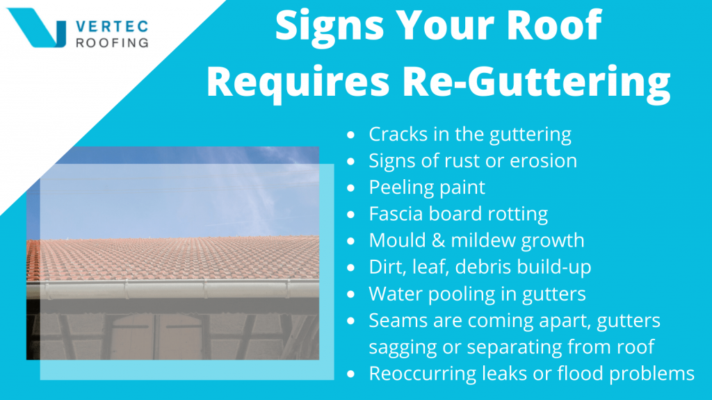 signs that your gutter needs replacement or reguttering