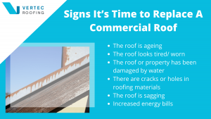 signs that you may need to replace your commercial roof