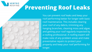how to prevent roof leaks