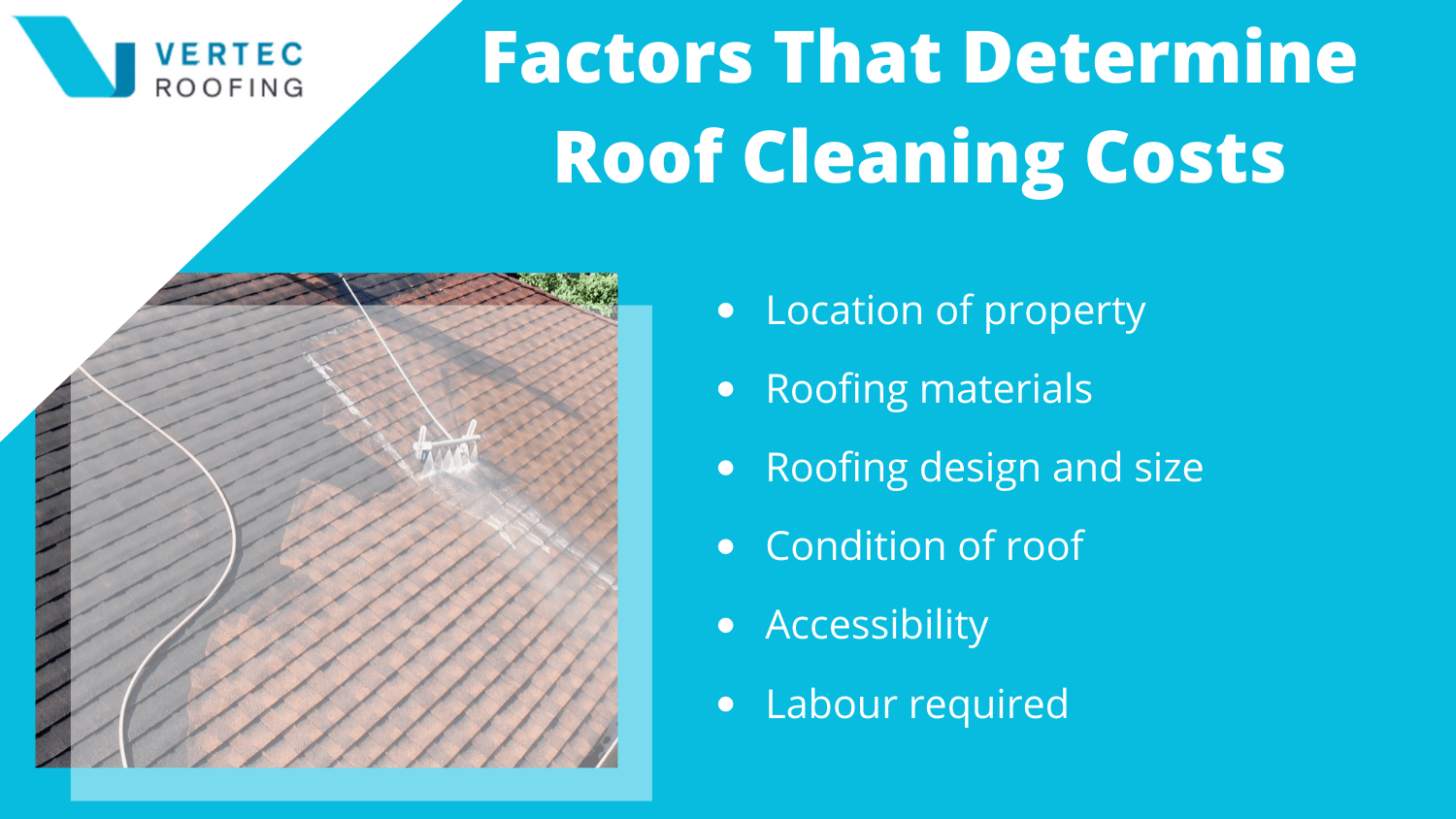 factors that determine the cost of roof cleaning