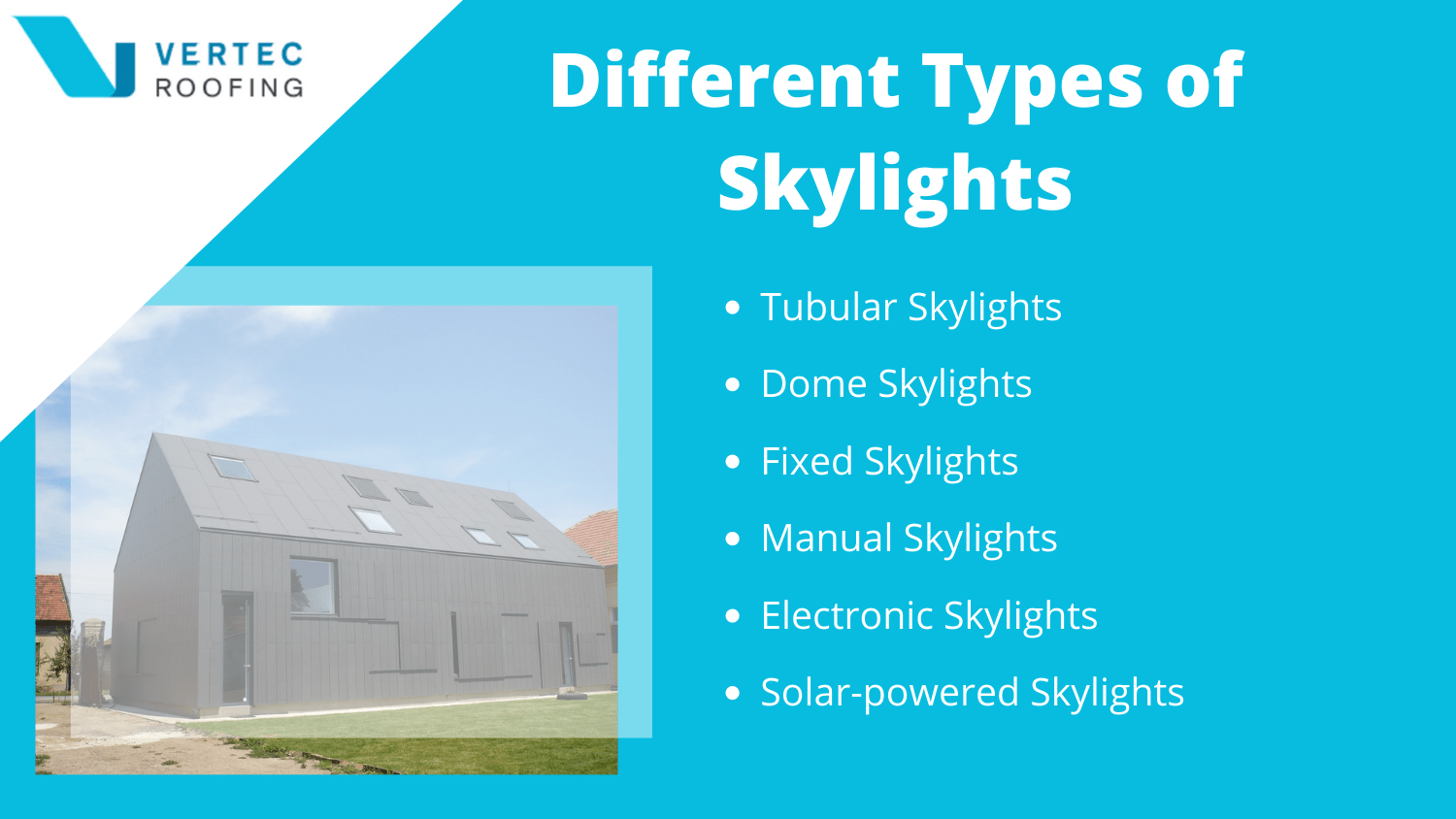 different types of skylights