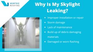 reasons why your skylight is leaking