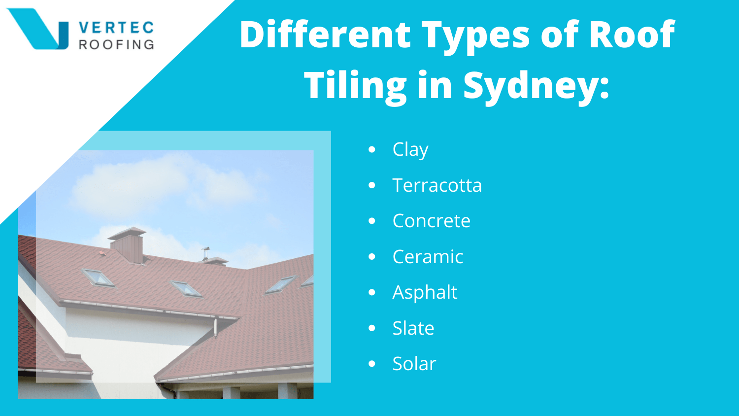 different types of roof tiling
