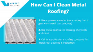 How to Clean and Maintain Metal Roofs Infographic