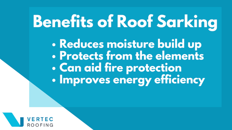 benefits of roof sarking infographic
