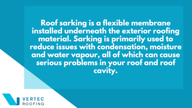 what is roof sarking infographic