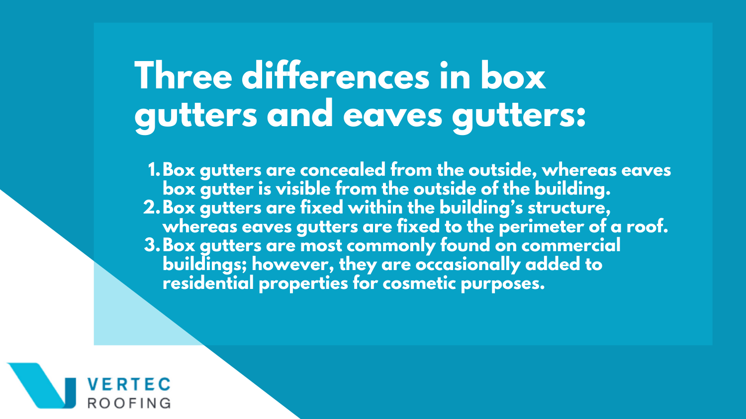 what is a box gutter