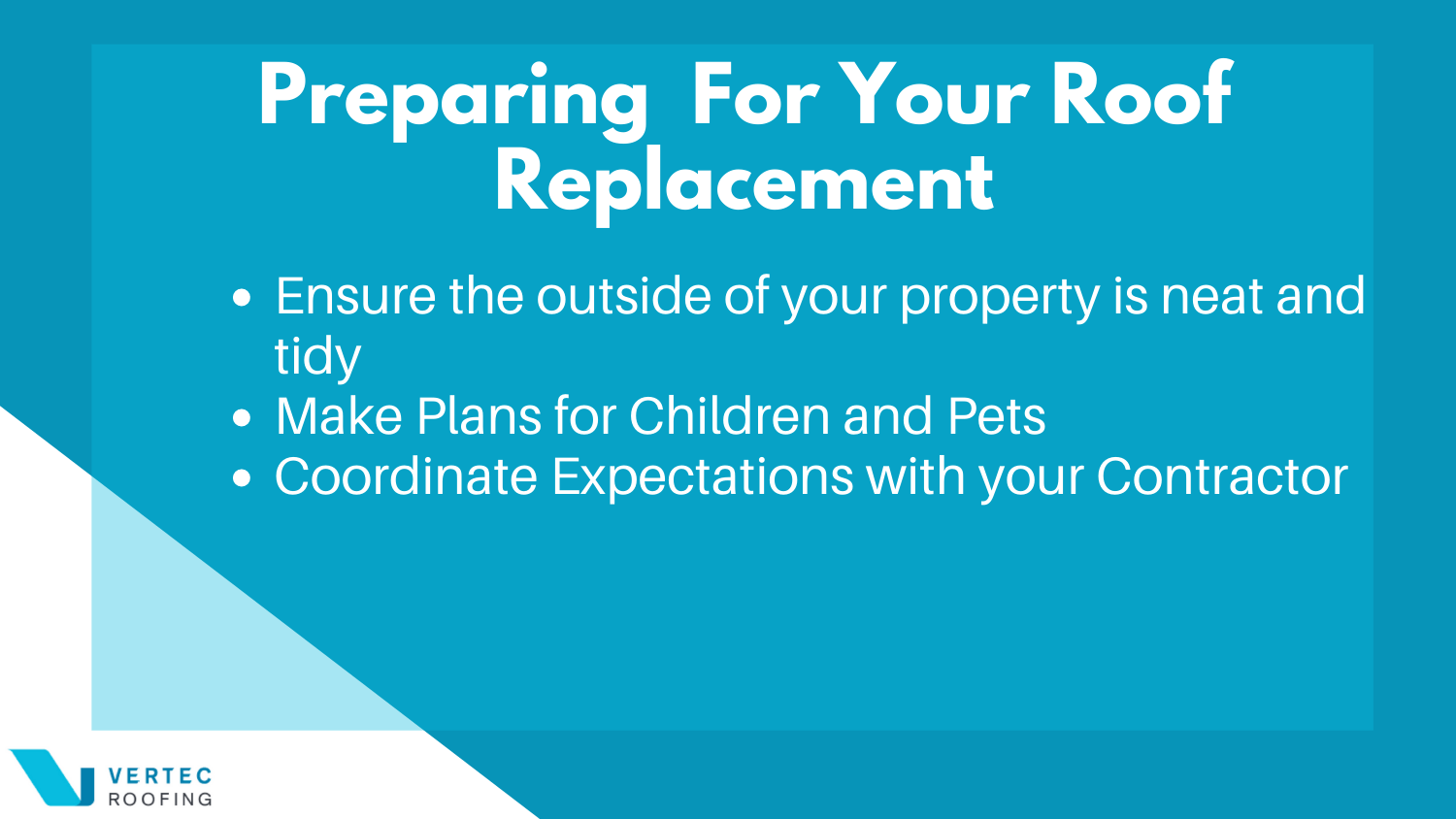 roof replacement what to expect infographic