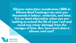 how much does a silicone roof cost?