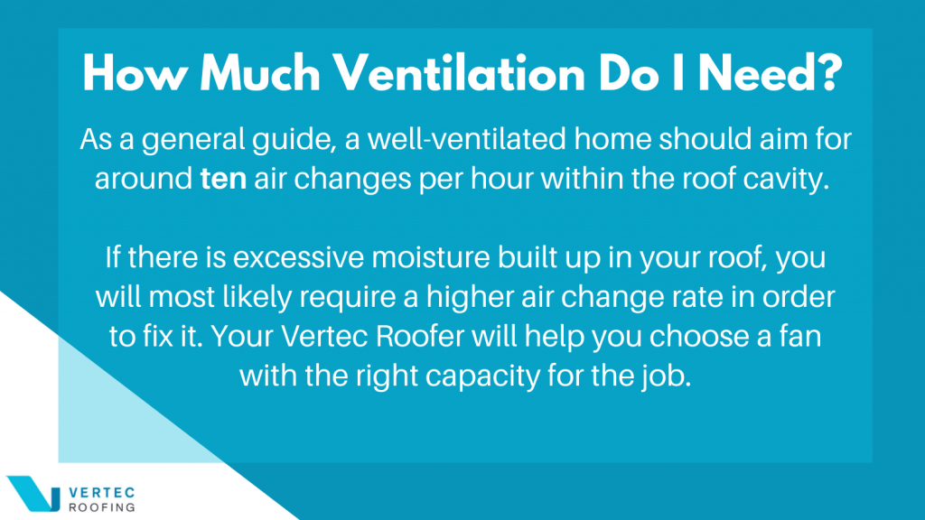 how much ventilation do I need in my metal roof?