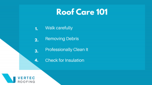 Caring for clip lock roofing