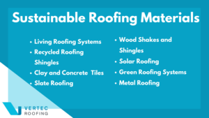 sustainable roofing materials list